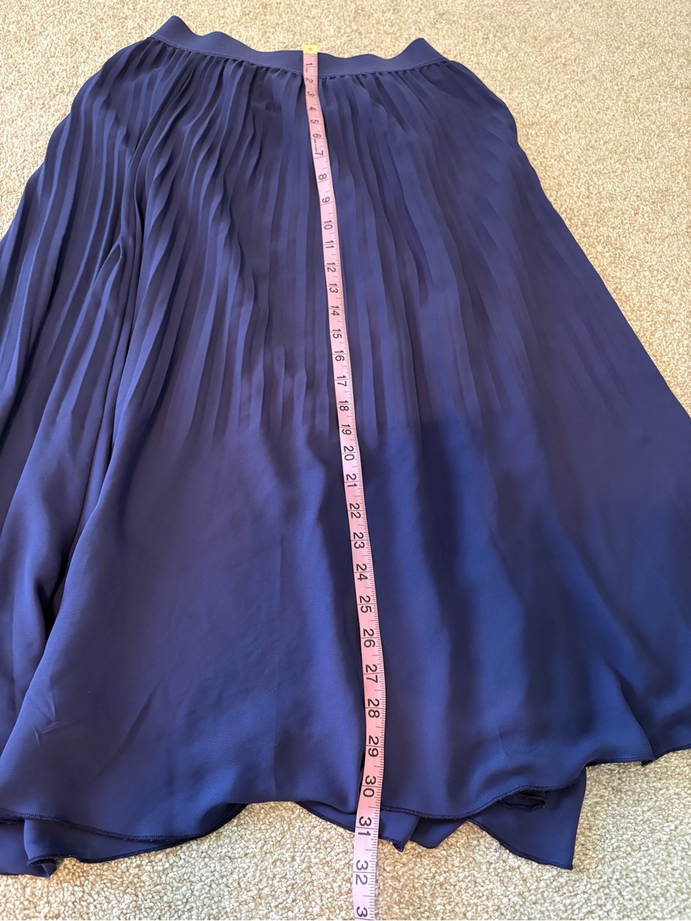 J. Crew Bundle of 2 Long Midi Skirts Pull On Solid Pleated Flowy Floral Size 8/M - Picture 12 of 12